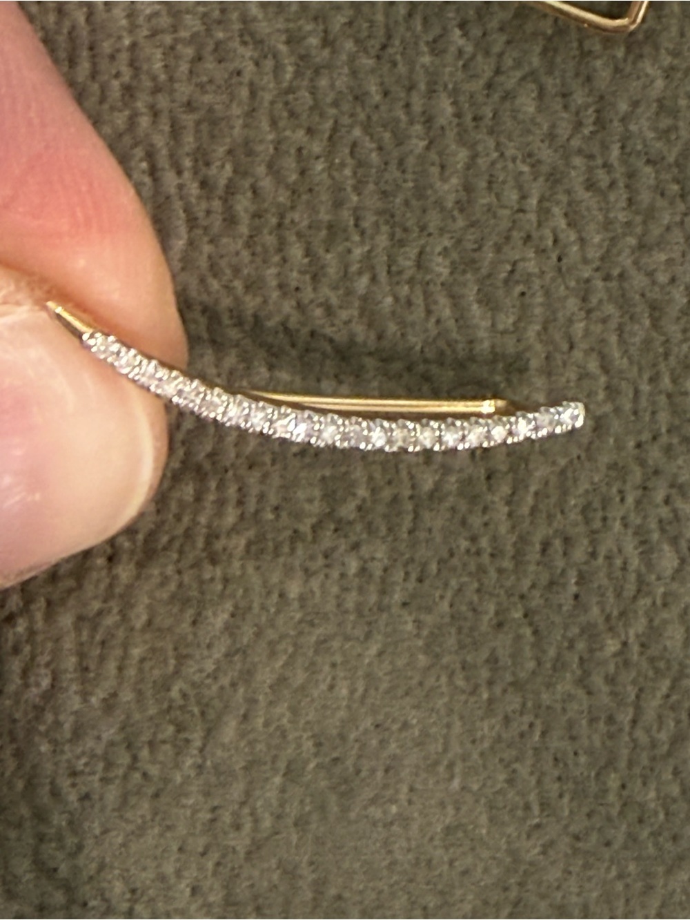 Adina Reyter Diamond Ear Climber - Picture 2 of 4